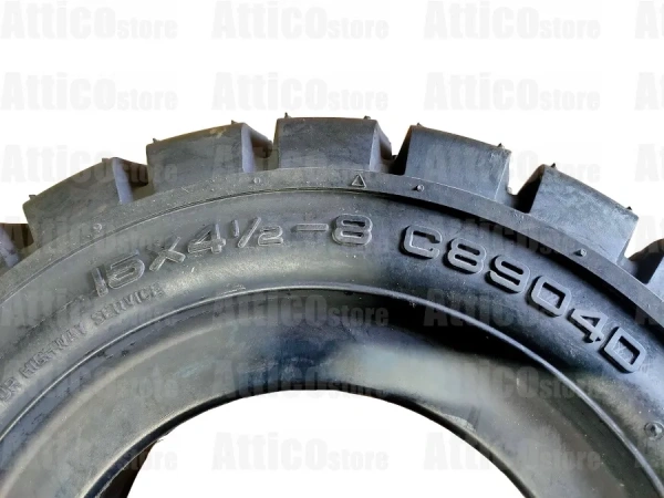 Шина цельнолитая CST 15x4*1/2-8 С8904D CL